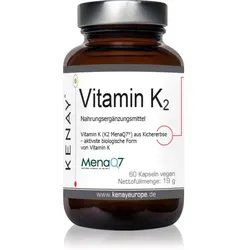 Kenay Vitamin K2 Mena Q7 Kapseln zur Förderung der Gesundheit von Knochen und Gelenken 60 KAP