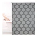 Relaxdays Duschrollo 120 x 240 cm grau