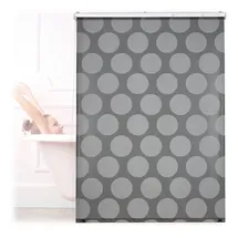 Relaxdays Duschrollo 120 x 240 cm grau