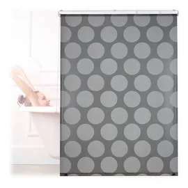 Relaxdays Duschrollo 120 x 240 cm grau