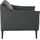 W.Schillig Cocktailsessel sally Leder 84 x 78 x 84 cm Grau mit Kissen