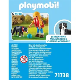 Playmobil My Life Frau mit Sennenhund 71738