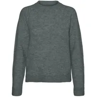 Vero Moda Regular Fit Strickpullover in Melange Modell 'CREWLEFILLE',