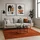 Pergamon Luxus Super Soft Fellteppich Pearl Terrakotta 80x150cm