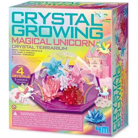 4M 403928 Crystal Growing Unicorn Land Terrarium, Mixed Colours