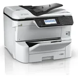 Epson WorkForce Pro WF-C8610DWF - Multifunktionsdrucker - Farbe - Tintenstrahl - A3 (297 x 420 mm) (Original) - A3 (Medien) - bis zu 22 Seiten/Min.... - Weiß