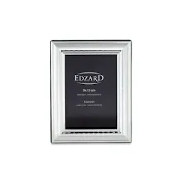 Edzard Bilderrahmen Urbino (9x13 cm, edel versilbert, anlaufgeschützt, 2 Aufhänger
