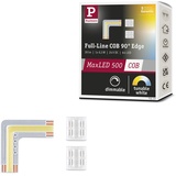 PAULMANN MaxLED 500 LED Strip Full-Line COB Ecke 0m 0,35W 1000lm/m 2.133LEDs/m Tunable White LED Band erweiterbar, Silber