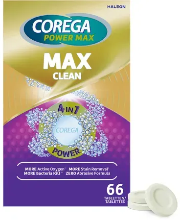 Corega Max Clean 66 Reinigungstabletten