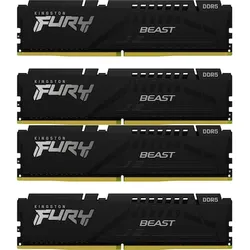 64GB (4x16GB) KINGSTON FURY Beast Black XMP DDR5-5600 CL40 RAM Speicher Kit