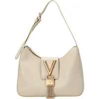 Valentino Stella Schultertasche Synthetik Beige/Weiß