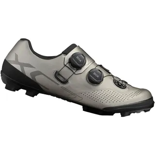 Shimano MTB- Fahrradschuhe XC702 WIDE silber | silber