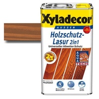 Xyladecor® Holzschutz-Lasur 2 in 1 Kastanie 0,75 l - Für Fassaden & Fassadenverkleidungen | Sichtblenden | Geräteschuppen.