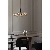 nuura aps Apiales 6 Pendelleuchte, schwarz/rauchgrau, Ø 50 cm - Wohnzimmer - 26.3