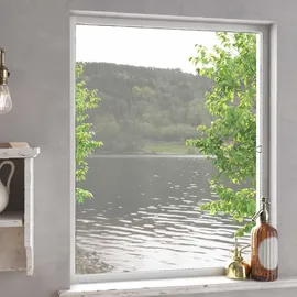 vidaXL Insektenschutz für Fenster 130 x 150 cm Weiß