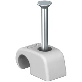 OBO Bettermann Vertr Haft-Clip m.Nagel lichtgrau 2026 35 LGR SP
