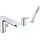 Duravit Wave 3-Loch Wannenarmatur,