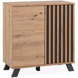 Homestyle4u Kommode 81x85x40 in Braun |