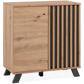 Homestyle4u Kommode 81x85x40 in Braun |