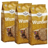 3 x Bio Backmischung Wunderbrød Gold (3x600g)