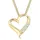 Elli DIAMONDS Kette mit Anhänger Herz Liebe Diamant 925 Silber