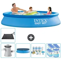 Intex runder aufblasbarer Pool – 305 x 61 cm – Blau No Size