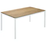 Solpuri Tisch Soft weiß - 80 x 60 cm 038 - Keramik concrete coal