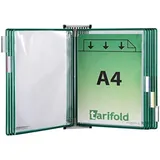 Tarifold Wand-Sichttafelsystem 414105 DIN A4 grün mit 10 St. Sichttafeln, 1 St.