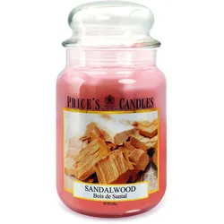 Duftkerze im Bonbonglas Sandalwood PRICES - braun