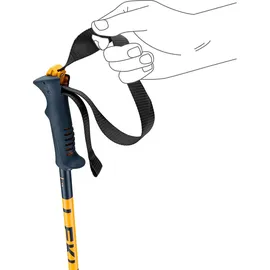 Leki Alpino LEKI Spitfire Lite denimblue-aegeanblue-mustardyellow 95 cm