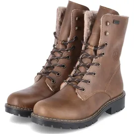 Rieker Schnürstiefel in braun - Gr.: 40