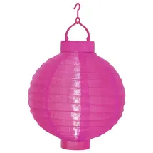 Star Trading Lampion Kunststoff 22 cm 1 Stück Pink/Rosa