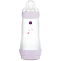 MAM Easy Start Babyflasche, 320 ml, Anti-Kolik-Flasche für gemischtes Stillen, reduziert Luftblasen und das Risiko von Koliken, Zubehör für Neugeborene ab 4 Monaten, selbststerilisierend und mit