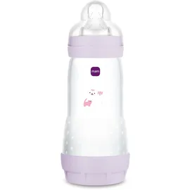 MAM Easy Start Babyflasche, 320 ml, Anti-Kolik-Flasche für gemischtes Stillen, reduziert Luftblasen und das Risiko von Koliken, Zubehör für Neugeborene ab 4 Monaten, selbststerilisierend und mit