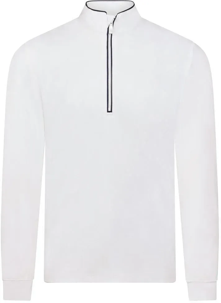 Penguin Technical Earl 1/4 Zip Long Sleeve Weiss - M