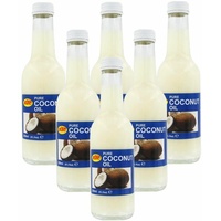 [ 6x 250ml ] KTC 100% Kokosöl / Cocosöl / Kokosnussöl / Coconut Oil