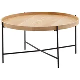 Wohnling Couchtisch 78x78x40 cm Holz / Metall