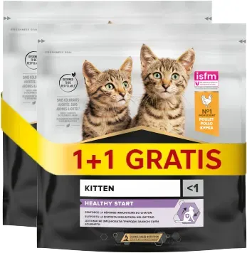 PRO PLAN Kitten Healthy Start Kitten Food reich an Huhn 400+400g FREE (Rabatt für Stammkunden 3%)