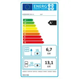 Pelletofen Wassergeführter 20 kW Kamin Pellet Ofen Kaminofen Heizung A+ Beige