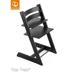 Stokke® TRIPP TRAPP® Treppenhochstuhl Eiche, schwarz