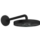 Hansgrohe Axor One Kopfbrause 280 1jet mit Brausearm mattschwarz