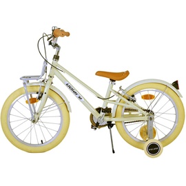 tpfsports Melody Kinderfahrrad - Mädchen - 18 Zoll - 2 Handbremsen - Beige