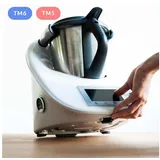 Mixcover unsichtbare Gleiter Slider Zubehör für Thermomix TM6 TM5 Küchenmaschine - die selbstklebende, effektive, günstige Alternative zum Gleitbrett