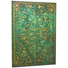 paperblanks ltd. 12-Monatskalender Smaragdblume Grande 2027 Vertikal