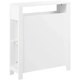 Beliani Badezimmerschrank 20 x 70 x 20 cm Weiß