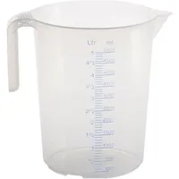 Hünersdorff Messkanne 5000 ml PP transp.D203xH257mm Griff offen
