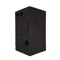 GrowTNT100-Grow Zelt 100x100x200 cm Hydrokultur Wachstumszelt mit einfachem Sichtfenster Pflanzzelte mit Mylargewebe zur Stoppung von leichten Lecks Indoor Wachstumszelt