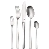 WMF Corvo Besteck Set 12 Personen, Essbesteck 60 teilig, Hohlheftmesser, Cromargan Protect mattiert, kratzbeständig, spülmaschinenfest