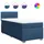 vidaXL Boxspringbett 100 x 200 cm Blau
