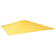 Mendler Schirmbezug HWC-A96 Polyester 3,5 x 3,5 m Gelb